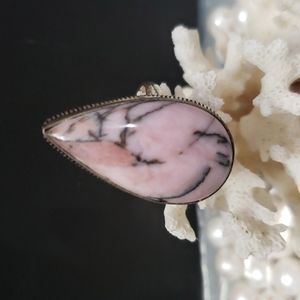 New Semi-Precious Gemstone Ring, sz 9